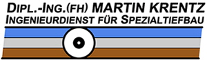 Logo Martin Krentz Ingenieurdienst fr Spezialtiefbau